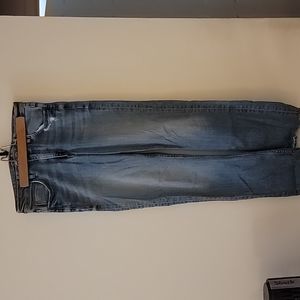 &Denim Straight Ankle Jeans